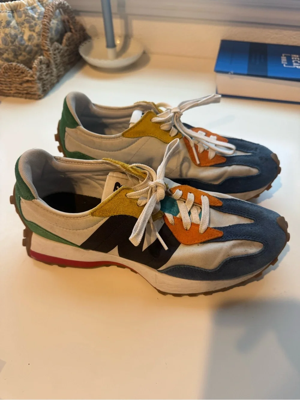 New Balance 327 Multicolor Retro-Style Athletic Sneaker